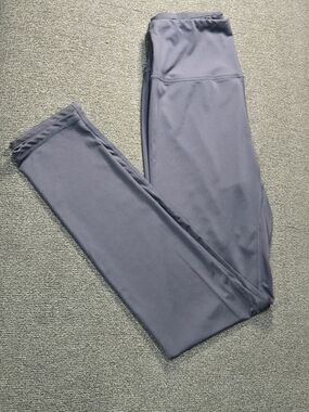 Slim High-Waist Workout Leggings in Slate Gray